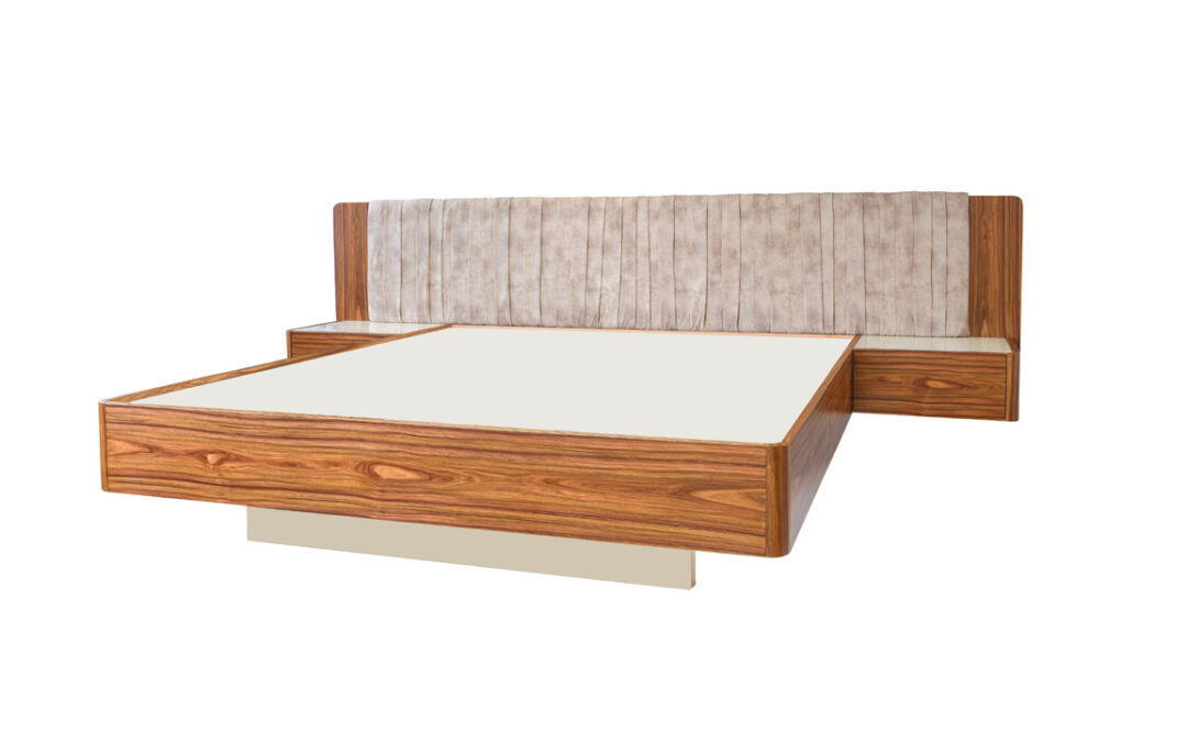 Doppelbett in ostindischer Palisander